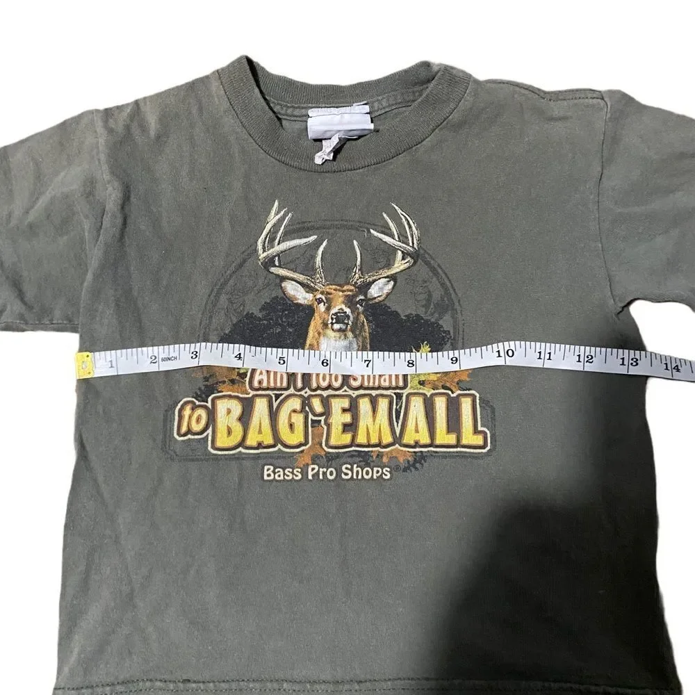 Boys Deer Hunting Ain’t Too Small To Bag ‘Em All Tshirt